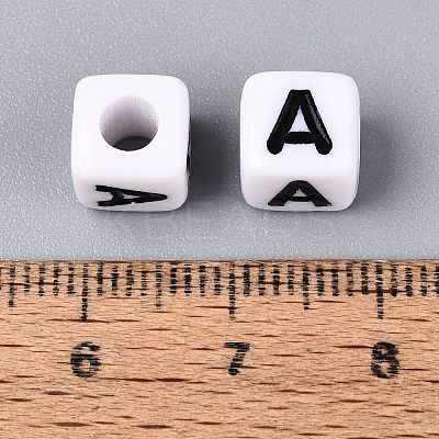 Opaque Acrylic Beads SACR-N020-04A-A-1