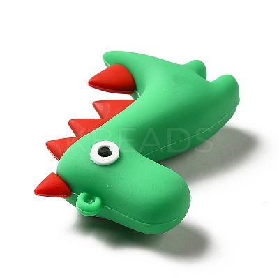 Dinosaur Shape PVC Pendants LS-KY-E012-05-1