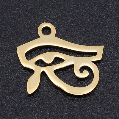 Ion Plating(IP) 304 Stainless Steel Laser Cut Charms A-STAS-S105-T919-2-1