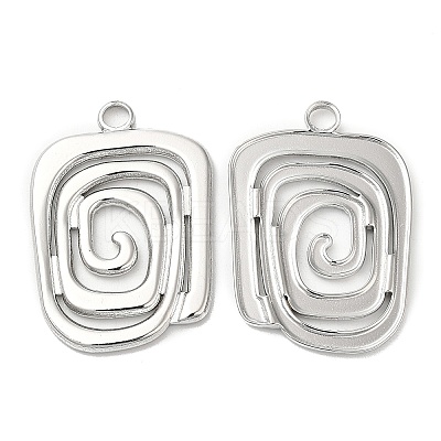 Non-Tarnish 304 Stainless Steel Pendants STAS-L020-007P-1