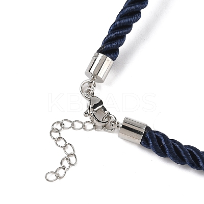 5MM Nylon Twisted Cord Necklace Making FIND-G096-01P-23-1