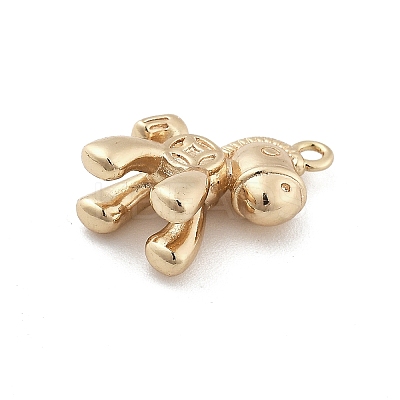 Brass Micro Pave Cubic Zirconia Pendants KK-M306-06G-03-1