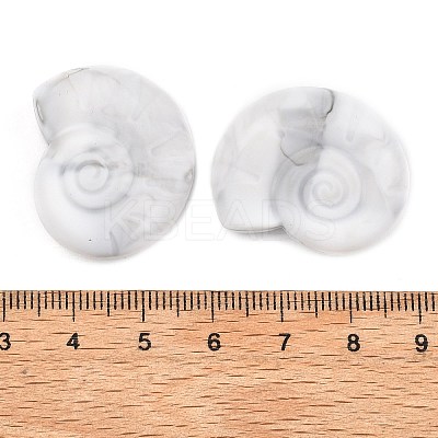 Shell Food Grade Eco-Friendly Silicone Focal Beads LS-SIL-CJC0009-02F-1