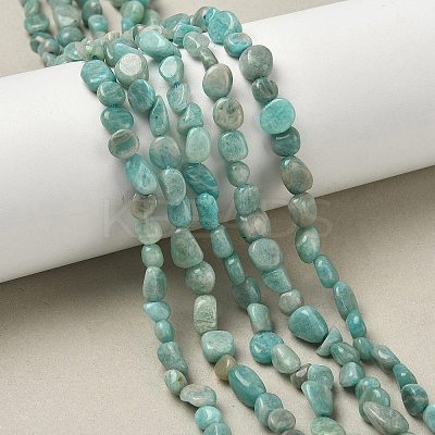 Natural Amazonite Beads Strands G-F521-25-1