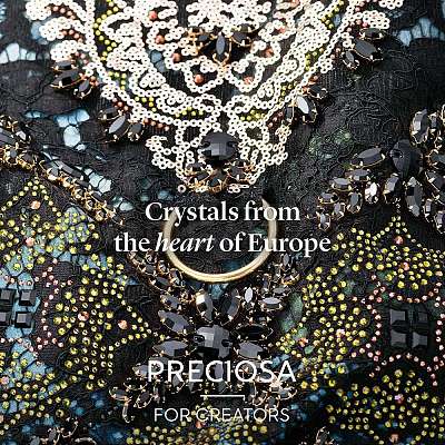 Preciosa® Crystal Hotfix Flatback Stones Y-PRC-HSS16-70530-200-1