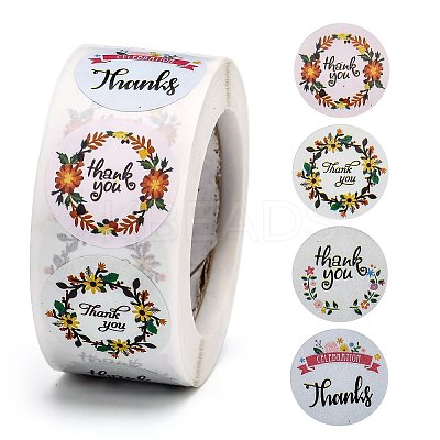 1 Inch Thank You Stickers LS-DIY-G013-A07-1