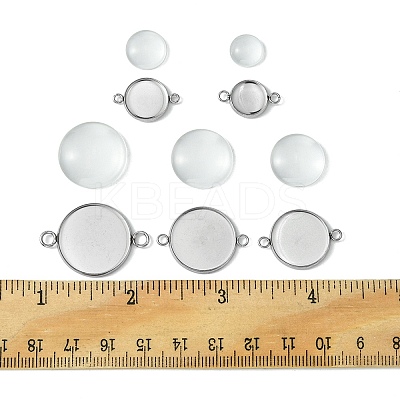 DIY Blank Dome Link Connector Making Kit DIY-FS0005-48-1
