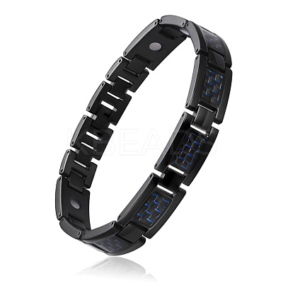 Stainless Steel Panther Chain Watch Band Bracelets JB660B-1