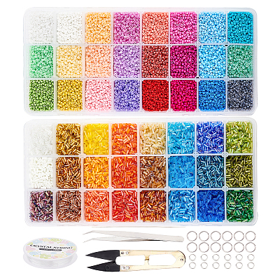 DIY Stretch Bracelets Making Kits DIY-NB0004-41-1