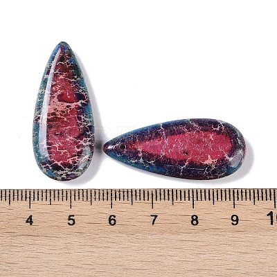 Dyed Synthetic Imperial Jasper Pendants G-P529-07H-1