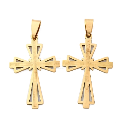 201 Stainless Steel Pendants STAS-V014-04G-1
