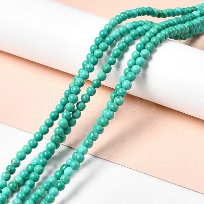 Dyed & Heated Natural Magnesite Beads Strands G-G924-01A-03-1