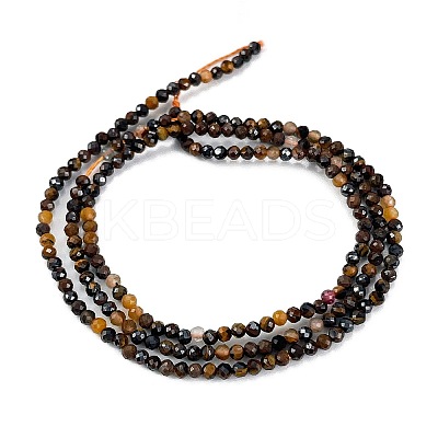 Natural Tiger Eye Beads Strands G-H003-B04-02-1