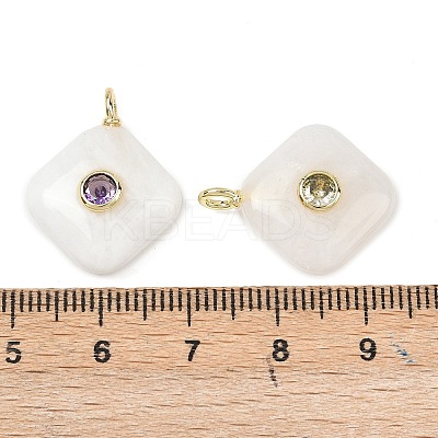Natural Mixed Stone Pendants G-K372-05G-1