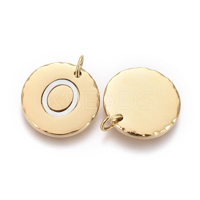 316 Surgical Stainless Steel Pendants X-STAS-F256-015O-G-1