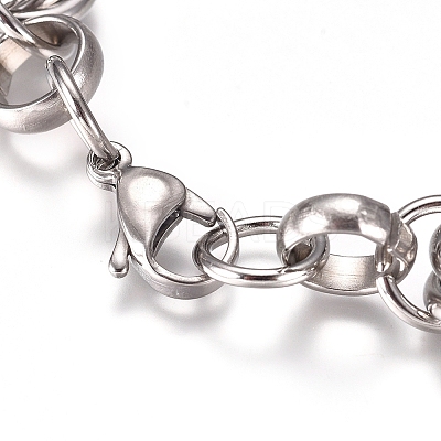 Tarnish Resistant 304 Stainless Steel Chain Bracelets LS-BJEW-L661-04P-1