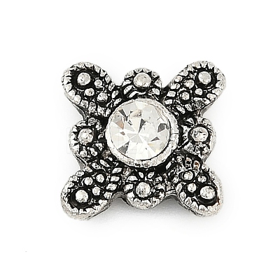 Alloy Rhinestone Beads FIND-A049-04AS-1