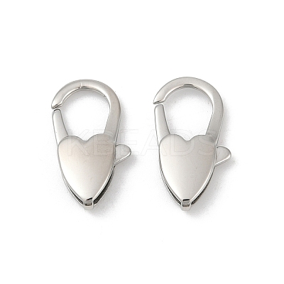 316 Stainless Steel Lobster Claw Clasps STAS-S180-01P-1