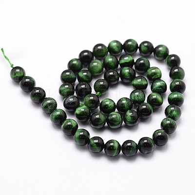 Natural Tiger Eye Bead Strands G-G735-23-12mm-01-1