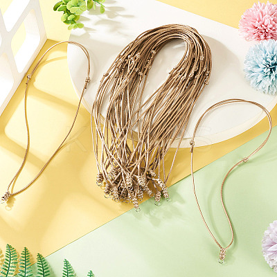 30Pcs Eco-Friendly Korean Waxed Polyester Braided Adjustable Necklace Makings NJEW-TAC0023-03-1