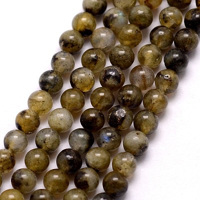 Natural Labradorite Bead Strands G-K146-49-3mm-1