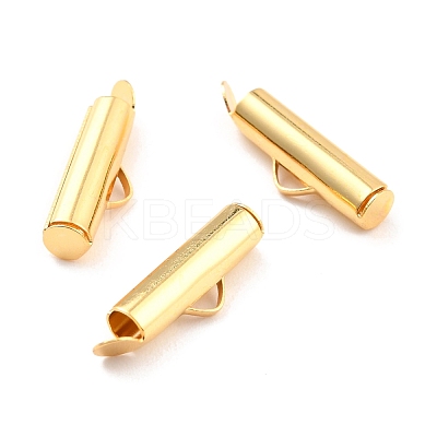 304 Stainless Steel Slide On End Clasp Tubes STAS-C044-08A-G-1