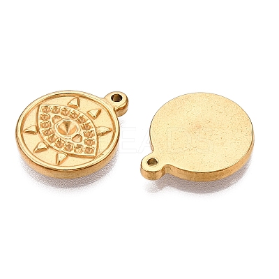 Ion Plating(IP) 304 Stainless Steel Pendant Rhinestone Settings STAS-T064-38G-1