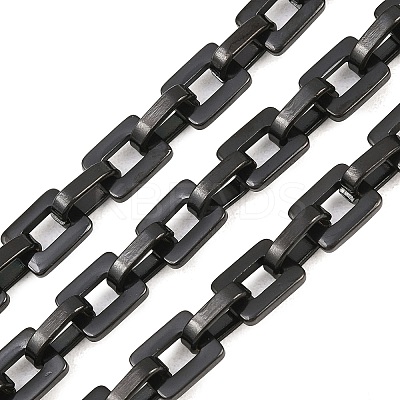 201 Stainless Steel Square Link Chains CHS-H118-17EB-1