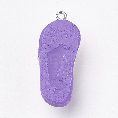 Handmade Polymer Clay Bunny Pendants CLAY-T012-24-1
