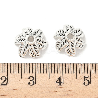 Tibetan Style Alloy Bead Caps FIND-B050-02AS-02-1