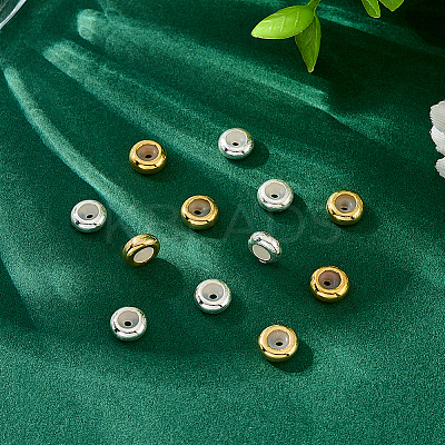 12Pcs 2 Colors 925 Sterling Silver Beads STER-UN0001-69-1