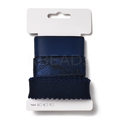 9 Yards 3 Styles Polyester Ribbon SRIB-A014-F05-1