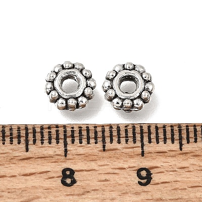 Tibetan Style Alloy Spacer Beads AL-CBA3B63-04AS-1