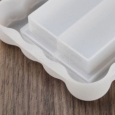Rectangle DIY Quicksand Serving Tray Silicone Molds LS-DIY-G109-05C-1