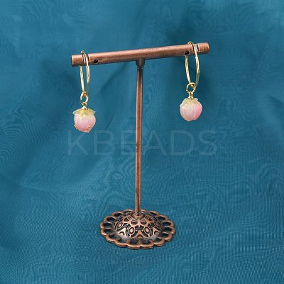 Handmade Epoxy Resin Flower Pendants X-KY-S163-103D-1