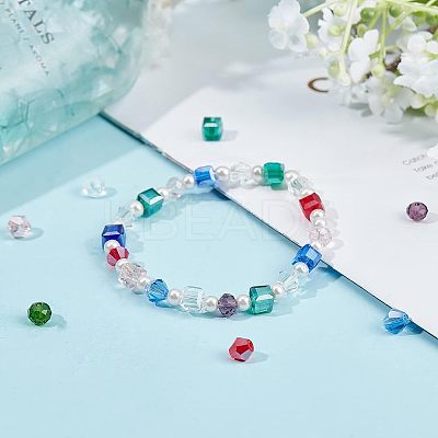 DIY Stretch Bracelets Making EGLA-NB0001-14-1