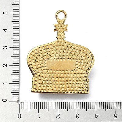 304 Stainless Steel Pendants STAS-L022-343G-1