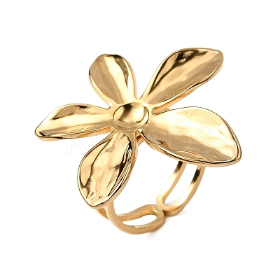 304 Stainless Steel Finger Rings for Women RJEW-S650-04G-1