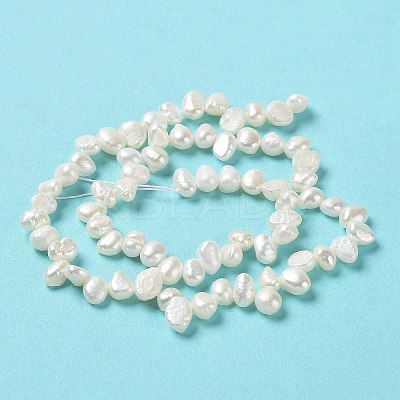 Natural Keshi Pearl Beads Strands PEAR-J007-48-1
