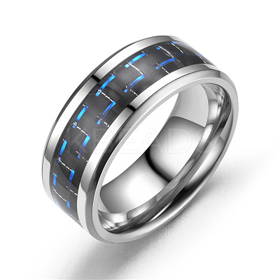 201 Stainless Steel Finger Rings for Couple FS-WG1136E-02-1