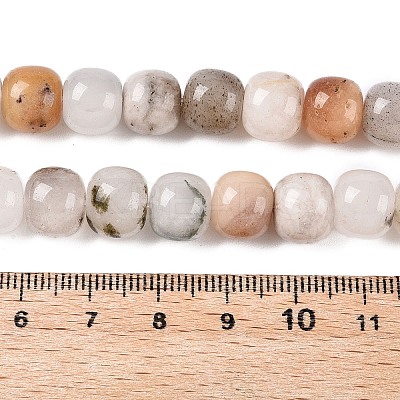 Dyed Natural White Jade Beads Strands G-T138-D27-1