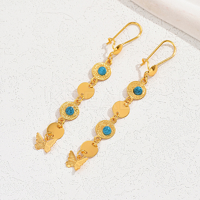 Vintage Exotic Gold Plated Hoop Earrings for Women GJ2475-1
