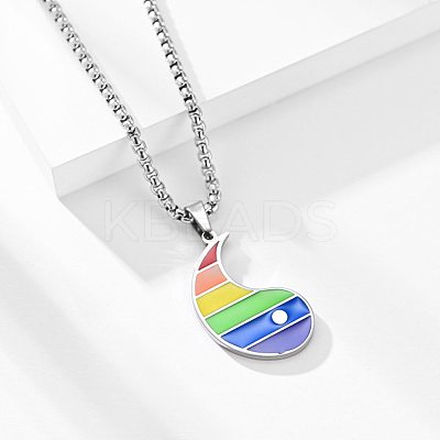 Rainbow Pride Necklace STAS-M292-02P-1