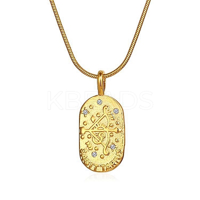 Constellations Cubic Zirconia Pendant Necklace PW-WG56929-03-1