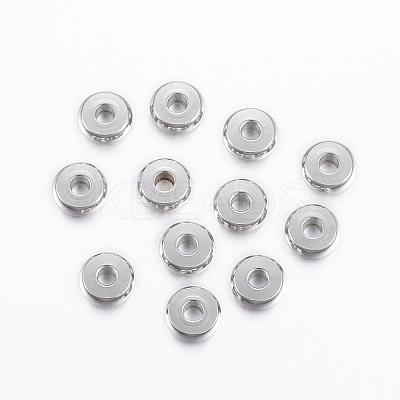 Tarnish Resistant 304 Stainless Steel Spacer Beads STAS-H376-48-1