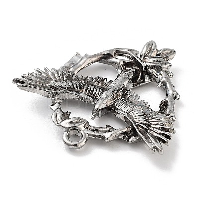 Tibetan Style Alloy Pendants FIND-U006-14AS-08-1