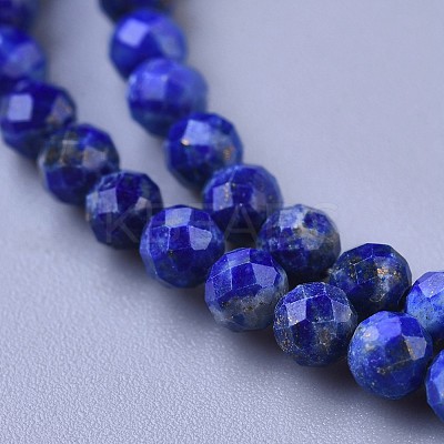 Natural Lapis Lazuli Beaded Necklaces NJEW-K114-B-A06-1