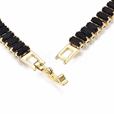 Cubic Zirconia Classic Tennis Bracelet X-ZIRC-S067-073B-NF-1