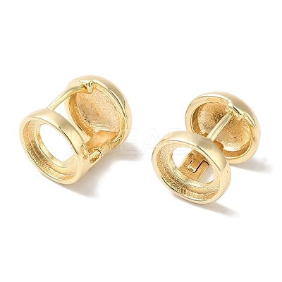 Brass Stud Earring Findings KK-U013-09G-1