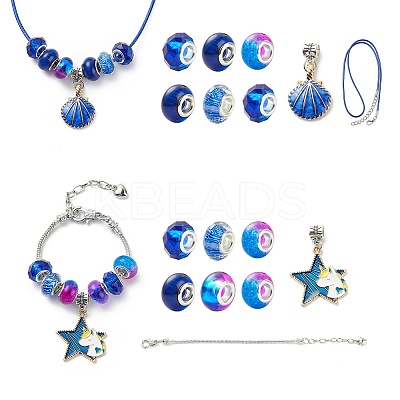 DIY European Bracelet Necklace Making Kit for Kid DIY-G085-01A-1